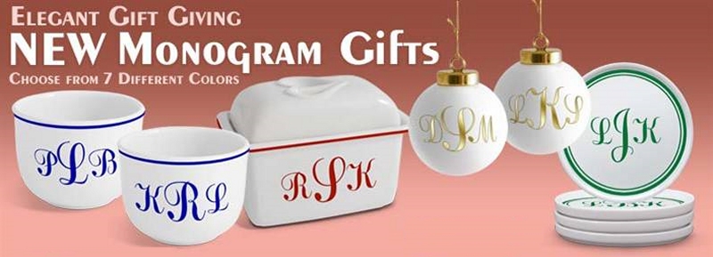 Personalized Monogrammed Clay Pottery