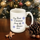Our First Christmas Personalized Coffee Mugs - Style 6