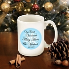 Our First Christmas Personalized Coffee Mugs - Style 8