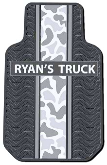 Personalized Camouflage Truck Floormats