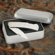 Personalized Stainless Steel Lock-Back Knife