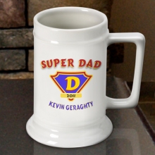 Super Dad Personalized Beer Steins