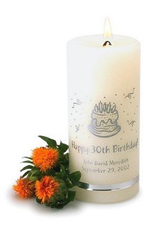 Personalized Birthday Candles