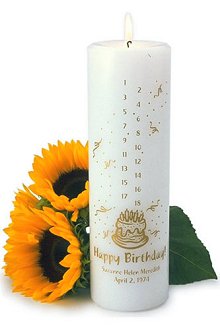 Personalized Birthday Countdown Candles