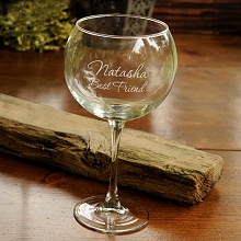 Connoisseur Engraved Red Wine Glasses