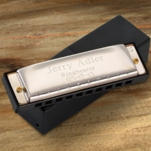 Stainless Steel Engraved Harmonicas