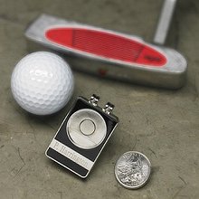 Personalized State Quarter Ball Marker/Belt Clip