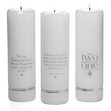 Printed Unity Candles