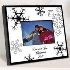 Nostalgic Snowflake Personalized Christmas Picture Frames