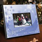 Snow Day Personalized Wood Picture Frames