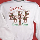 Deer Ones Personalized Christmas Sweatshirts