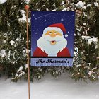 Santa Personalized Christmas Garden Flags
