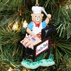 King of the Grill Personalized Christmas Tree Ornaments