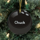 Bowling Ball Personalized Ceramic Christmas Tree Ornament