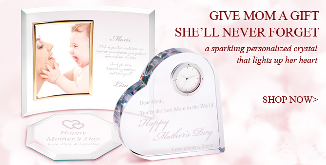 Personalized Crystal Mothers Day Gifts