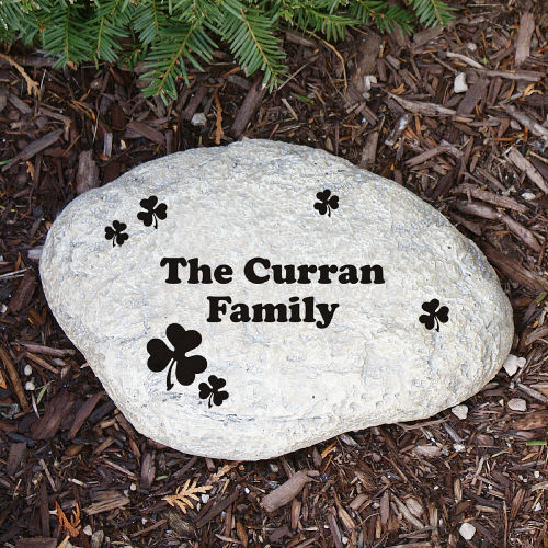 Engraved Irish Family Garden Stones
