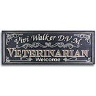 13 x 36 Personalized Veterinarian Wood Sign