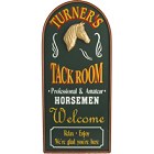Personalized Tack Room Welcome Wood Sign