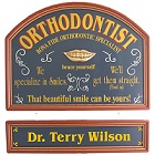 Orthodontist Personalized Wood Sign
