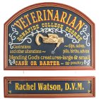 Veterinarian Personalized Wood Sign