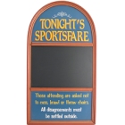 Tonights Sportsfare Wooden Chalkboard