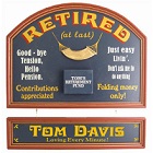 Retired Personalized Wood Signs