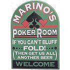Fold! Personalized Poker Room Sign