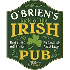 Luck o the Irish Personalized Irish Pub Signs
