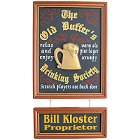 Old Duffers Drinking Society Golf Sign