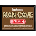 Man Cave Personalized Entrance Wood Signs