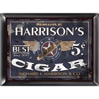 Personalized Patriot Cigar Pub Sign
