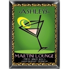 Personalized Cosmo Chic Martini Lounge Sign