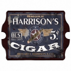 Vintage Personalized Patriot Cigar Pub Sign