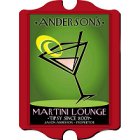 Vintage Personalized Cosmopolitan Martini Lounge Sign
