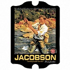 Vintage Personalized Fishing Guide Wood Pub Sign