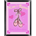 Personalized Ballet Slippers Room Sign