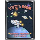 Personalized Outer Space Room Sign