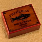 Personalized Trout Humidor