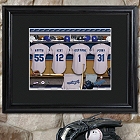 Personalized MLB Clubhouse Print with Matted Frame