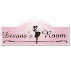 Personalized Girly Girl Girl's Room Sign
