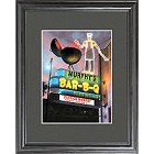 Personalized Marquee BBQ Framed Print