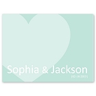 Seaglass Love Personalized Guestbook Wall Canvas