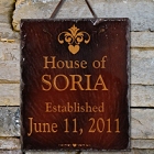 Our House Personalized Slate Plaques