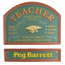 Teacher Personalized Wood Signs