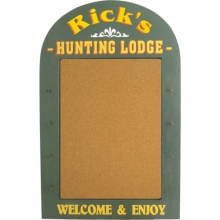 Hunting Lodge Personalized Tack Board