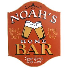 Personalized Home Bar Pub Sign