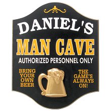 Man Cave Personalized Pub Signs