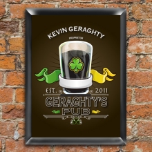 Personalized Traditional Irish Pub Signs