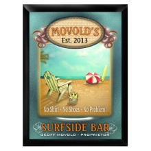 Surfside Bar Personalized Pub Signs