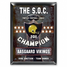 Personalized Fantasy Football Champion Plaques